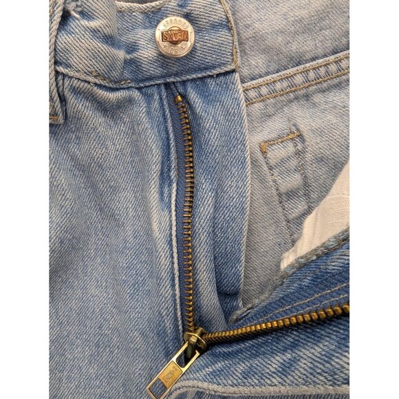 Vintage No Excuses Jeans Womens 5/6 Light Wash High Rise Mom Femme Fatale 90s - Picture 13 of 16